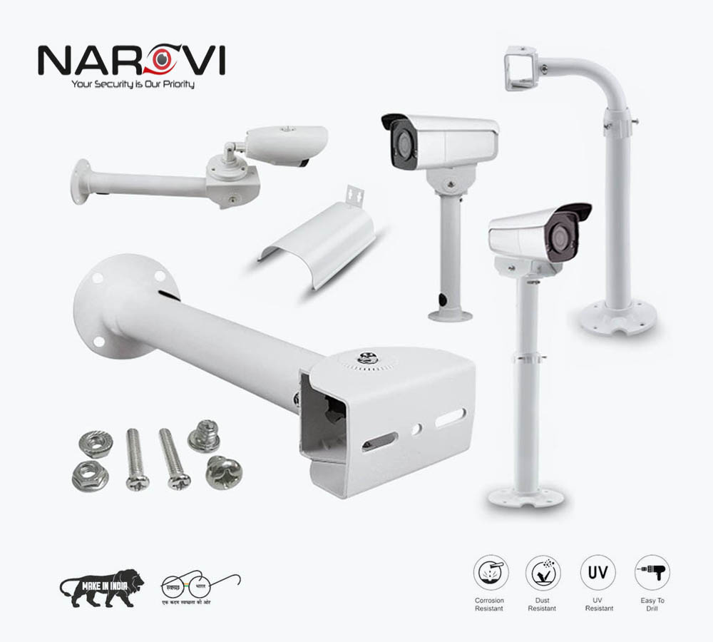 Narovi Industries CCTV Camera Instalation Hardware Accessories Manufacturers Rajkot Gujarat India