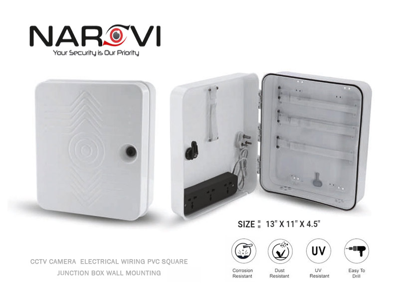 CCTV Security Camera Wiring PVC Square Junction Box Manufacturer Rajkot Gujarat India