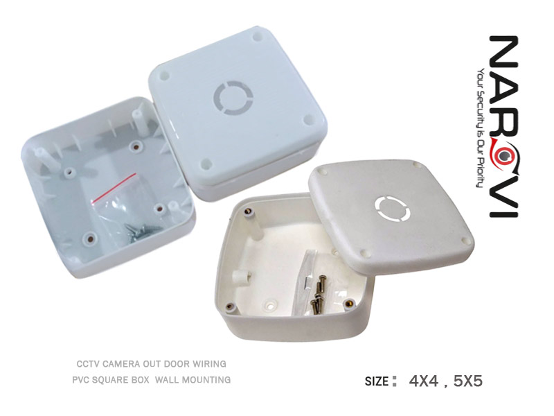 CCTV Camera Indoor - Out Door Wiring PVC Square Board Manufacturers - Suppliers Rajkot Gujarat India