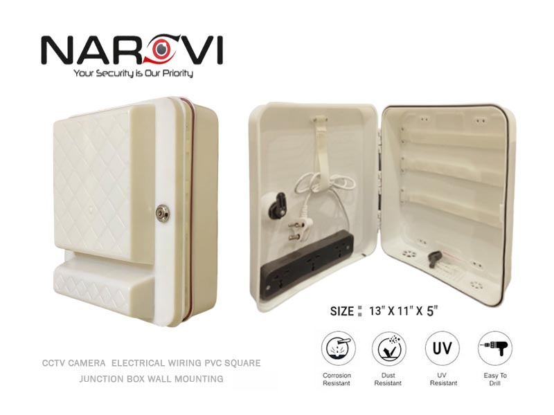 DVR / PEO  PVC Junction Box for CCTV Camera Cable (Wire) Conection Junction Box  Manufacturers - Suppliers Rajkot Gujarat India