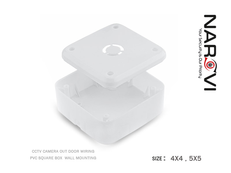 CCTV PVC-Nyloan Square Board Security Camera Housing and Enclosure Wiring Installation Nyloan Square Board Manufacturers Rajkot Gujarat India